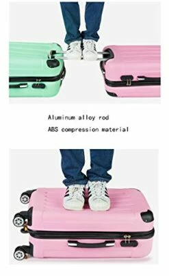 26 Inch Trolley Case/Bags Woman Travel Suitcase With Wheels Rolling Carry On Luggage,B,24 -Luggage Sales Shop 41limlmmchL