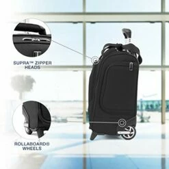 Travelpro Luggage Maxlite 5 15" Lightweight Carry-on Rolling Under Seat Bag, Black -Luggage Sales Shop 41nwrvDFECL