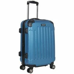 Kenneth Cole Reaction Renegade 20” Carry-On Lightweight Hardside Expandable 8-Wheel Spinner Cabin Size Suitcase, Vivid Blue, Inch -Luggage Sales Shop 41oyr6sByNL