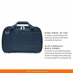 Briggs & Riley Expandable Cabin Bag, Navy -Luggage Sales Shop 41pGfO7NIqL