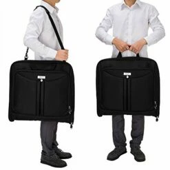 3 Suit Carry On Garment Bag For Travel & Business Trips With Shoulder Strap 40'' Bagazzi Brand -Luggage Sales Shop 41pTsA79iZL