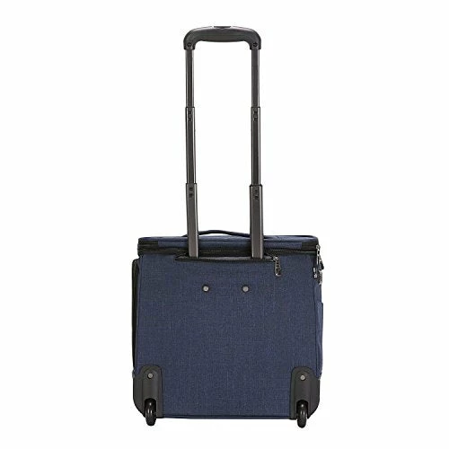 Travelers Club Luggage 16" Top Expandable Rolling Underseater W/USB Port, Blue Suitcase, Carry-On, Navy 11 Travelers Club Luggage 16" Top Expandable Rolling Underseater W/USB Port, Blue Suitcase, Carry-On, Navy - Image 9
