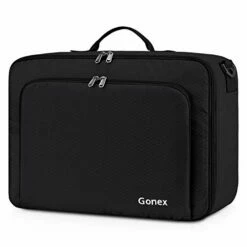 Gonex Travel Duffel Bag 20L, Portable Carry On Luggage Personal Item Bag For Airlines, Water& Tear-Resistant Black