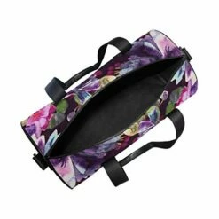 Duffel Bag Watercolor Purple Floral Women Garment Gym Tote Bag Best Sports Bag For Boys -Luggage Sales Shop 41sUZ6i 2BBkL