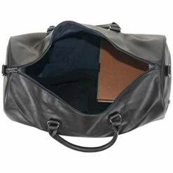 Kenneth Cole Reaction Port Stanley 20" Pebbled Vegan Leather Carry-On Duffel/Travel Duffle Bag, Brown, Dome -Luggage Sales Shop 41ueYBH2S8L