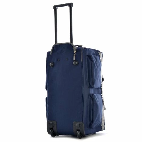 Olympia Luggage 29" 8 Pocket Rolling Duffel Bag, Navy, One Size 5 Olympia Luggage 29" 8 Pocket Rolling Duffel Bag, Navy, One Size - Image 3