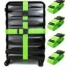 Untethered 4-Pack Luggage Straps | Belts To Keep Your Suitcase Secure While Traveling, Premium Accessory For Travel Bag Closure 1 Untethered 4-Pack Luggage Straps | Belts To Keep Your Suitcase Secure While Traveling, Premium Accessory For Travel Bag Closure -Luggage Sales Shop 41xypez5y7L