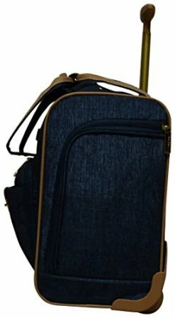 Nicole Miller Underseat Luggage Collection - Small Lightweight 15 Inch Under Seat Bag - Briefcase For Women - Carry On Suitcase With 2- Rolling Spinner Wheels (Paige Navy) 8 Nicole Miller Underseat Luggage Collection - Small Lightweight 15 Inch Under Seat Bag - Briefcase For Women - Carry On Suitcase With 2- Rolling Spinner Wheels (Paige Navy) -Luggage Sales Shop 41yBF0lZWpL