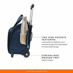 Briggs & Riley 2-Wheel Cabin Bag, Navy -Luggage Sales Shop 41zUhDzbd3L