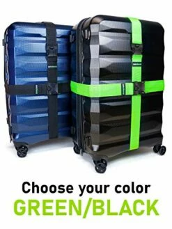 Untethered 4-Pack Luggage Straps | Belts To Keep Your Suitcase Secure While Traveling, Premium Accessory For Travel Bag Closure -Luggage Sales Shop 41zyA2wbu L