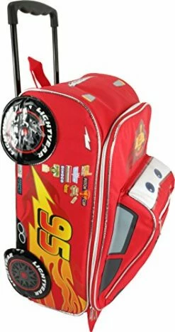 Disney Pixar Cars 2 Rolling Lightning McQueen Luggage Suitcase -Luggage Sales Shop 51 5GiBMfQL