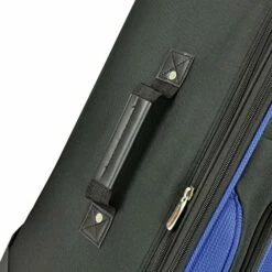 U.S. Traveler New Yorker Lightweight Softside Expandable Travel Rolling Luggage Set, Blue, 4-Piece (15/21/25/29) -Luggage Sales Shop 51 l UURnZL