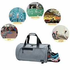 BLUBOON Sports Gym Duffel Bag With Shoe Compartment For Men And Women Oversized Travel Carry-on -Luggage Sales Shop 51017fUTCBL