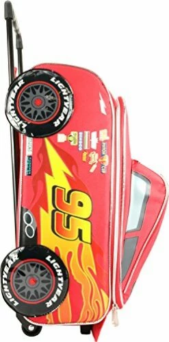 Disney Pixar Cars 2 Rolling Lightning McQueen Luggage Suitcase -Luggage Sales Shop 5113A85tX2L