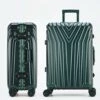 New Aluminum Frame Rolling Luggage Women Travel Bag Trolley Suitcase Carry On Luggage,Green,26 -Luggage Sales Shop 512tT9nUzqL