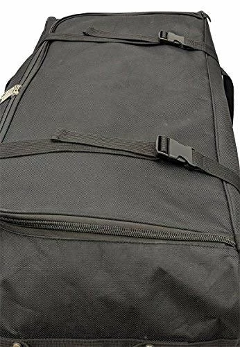 Amaro 36in Rolling Duffel Bag With Wheels | Travel Duffle Luggage Bag | Lightweight Rolling Bag L | Retractable Pull Handle (Black) 10 Amaro 36in Rolling Duffel Bag With Wheels | Travel Duffle Luggage Bag | Lightweight Rolling Bag L | Retractable Pull Handle (Black) - Image 8