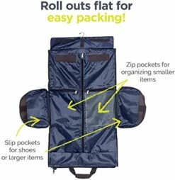 BagLane Hybrid Backpack Garment Bag - Travel Carry On Suit Bag (Charcoal) 12 BagLane Hybrid Backpack Garment Bag - Travel Carry On Suit Bag (Charcoal) -Luggage Sales Shop 514yKTjtxSL