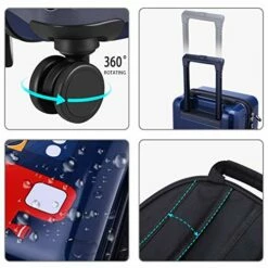 IPlay, ILearn Kids Carry On Luggage Set, 18" Hardside Rolling Suitcase W/ Spinner Wheels, Hard Shell Travel Luggage W/ Backpack For Boys Toddlers Children -Luggage Sales Shop 5157s7 WDpL