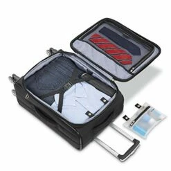 Samsonite Ascella X Softside Expandable Luggage With Spinner Wheels, Black, Carry-On 20-Inch 13 Samsonite Ascella X Softside Expandable Luggage With Spinner Wheels, Black, Carry-On 20-Inch -Luggage Sales Shop 516ssF4mxdL