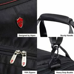 Swiss Alpen - Cervino Duffel - Water Resistant Durable 1680D Carry On Travel Duffel Bag Gym -Luggage Sales Shop 516xKpj37pL