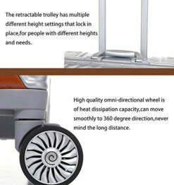 Sondre X Luggage Rolling Wheels Old Fashion Trunk Suitcase PC ABS Spinner Hardshell Carry On With TSA Lock 20" 24" 26" 29"(White) 14 Sondre X Luggage Rolling Wheels Old Fashion Trunk Suitcase PC ABS Spinner Hardshell Carry On With TSA Lock 20" 24" 26" 29"(White) -Luggage Sales Shop 518675DUbJL