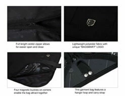 Bagsmart Lightweight Nylon Foldable Carrier Garment Bag For Suits And Dresses -Luggage Sales Shop 518 2BYdqdw0L