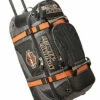 Harley Davidson Harley-Davidson Bar & Shield Logo 22" Carry-On Wheeling Duffel Bag 99415-BLACK -Luggage Sales Shop 518qyKJLyaL