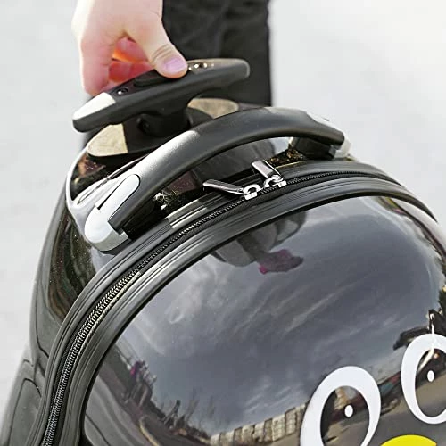 Kiddietotes Kids Carry-on Upright Luggage Suitcase And Backpack Set - Smooth Rolling Wheels - Penguin 5 Kiddietotes Kids Carry-on Upright Luggage Suitcase And Backpack Set - Smooth Rolling Wheels - Penguin - Image 3