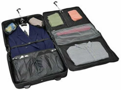 London Fog Knightsbridge 44" Wheeled Garment Bag, Black -Luggage Sales Shop 51AI0W5d8DL 532a9eb5 79d7 4df0 a4fc 7b73d57089e2