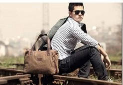 Berchirly Travel Canvas Handbag Tote Duffel Bag Carry On Bags Weekender Overnight Bag -Luggage Sales Shop 51C6yFmUn1L