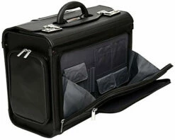Wheeled Pilot Case Rolling 17.3" Laptop Roller Bag Briefcase Hand Luggage Flight Cabin 17 Wheeled Pilot Case Rolling 17.3" Laptop Roller Bag Briefcase Hand Luggage Flight Cabin -Luggage Sales Shop 51DziCYSOXL