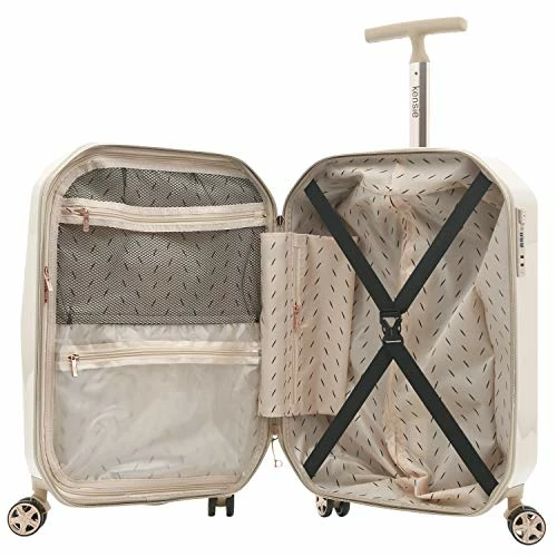 Kensie Women's 3D Gemstone TSA Lock Hardside Spinner Luggage, Rose Gold, 20-Inch Carry-On 11 Kensie Women's 3D Gemstone TSA Lock Hardside Spinner Luggage, Rose Gold, 20-Inch Carry-On - Image 9