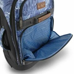 ORIGINAL PENGUIN Luggage 21" Rolling Duffel Bag, Blue Palm Tree, One Size -Luggage Sales Shop 51EWHhUUqRL