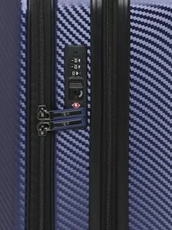 HEYS EZ Access 2.0 Range Navy Color Hard Cabin Luggage, Blue, Luggage -Luggage Sales Shop 51FX7HZeiOL