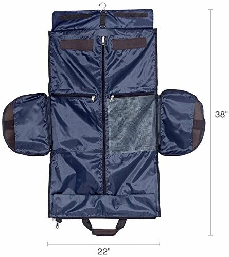 BagLane Hybrid Backpack Garment Bag - Travel Carry On Suit Bag (Charcoal) 9 BagLane Hybrid Backpack Garment Bag - Travel Carry On Suit Bag (Charcoal) - Image 7