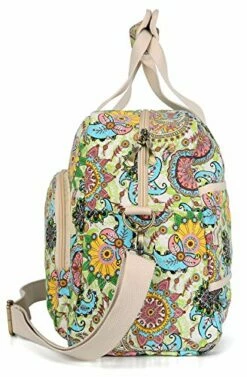 Malirona Canvas Overnight Bag Women Weekender Bag Carry On Travel Duffel Bag Floral Design (Flower) 15 Malirona Canvas Overnight Bag Women Weekender Bag Carry On Travel Duffel Bag Floral Design (Flower) -Luggage Sales Shop 51GoB 2BB8uL