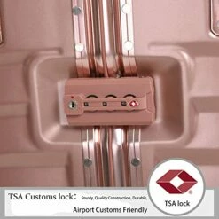 Sondre X Luggage Rolling Wheels Old Fashion Trunk Suitcase PC ABS Spinner Hardshell Carry On With TSA Lock 20" 24" 26" 29"(White) 13 Sondre X Luggage Rolling Wheels Old Fashion Trunk Suitcase PC ABS Spinner Hardshell Carry On With TSA Lock 20" 24" 26" 29"(White) -Luggage Sales Shop 51MC9mefZbL