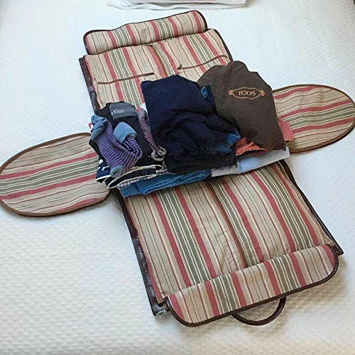 Floto Venezia Convertible Garment Duffle Travel Bag Weekender In Tempesti Leather 8 Floto Venezia Convertible Garment Duffle Travel Bag Weekender In Tempesti Leather - Image 6