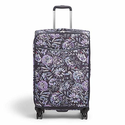 Vera Bradley Women's Softside Rolling Suitcase Luggage, Lavender Bouquet, 27" Check In 3 Vera Bradley Women's Softside Rolling Suitcase Luggage, Lavender Bouquet, 27" Check In