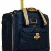 Nicole Miller Underseat Luggage Collection - Small Lightweight 15 Inch Under Seat Bag - Briefcase For Women - Carry On Suitcase With 2- Rolling Spinner Wheels (Paige Navy) 1 Nicole Miller Underseat Luggage Collection - Small Lightweight 15 Inch Under Seat Bag - Briefcase For Women - Carry On Suitcase With 2- Rolling Spinner Wheels (Paige Navy) -Luggage Sales Shop 51QeYoeHCXL