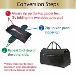 Garment Bag, 37" Golden Pacific 2 In 1 Convertible Travel Duffle Garment Bag. 13 Garment Bag, 37" Golden Pacific 2 In 1 Convertible Travel Duffle Garment Bag. -Luggage Sales Shop 51TNDWKvCaL.SL1500