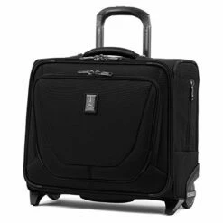 Travelpro Luggage Crew 11 16" Carry-On Rolling Tote Suitcase, Black