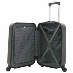 Travelers Club Cosmo Hardside Spinner Luggage, Black, Carry-On 20-Inch -Luggage Sales Shop 51UlRck6WWL