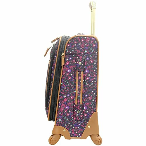 Steve Madden Designer Luggage Collection - Lightweight Softside Expandable Suitcase For Men & Women - Durable 20 Inch Carry On Bag With 4-Rolling Spinner Wheels (Dark Purple) 8 Steve Madden Designer Luggage Collection - Lightweight Softside Expandable Suitcase For Men & Women - Durable 20 Inch Carry On Bag With 4-Rolling Spinner Wheels (Dark Purple) - Image 6