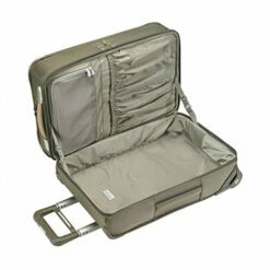 Briggs & Riley Baseline-Softside Carry-On Wheeled Upright Garment Bag, Olive, One SIze -Luggage Sales Shop 51W8XrDYF4L