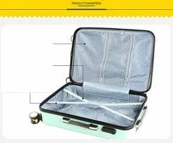26 Inch Trolley Case/Bags Woman Travel Suitcase With Wheels Rolling Carry On Luggage,B,24 -Luggage Sales Shop 51Wp1syEX5L