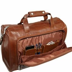 Amerileather 18" Leather Carry On Weekend Duffel,Brown,US -Luggage Sales Shop 51ZbRQwWPeL