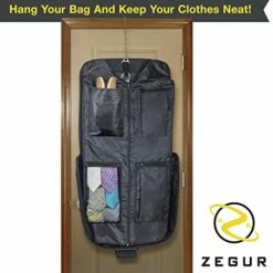 ZEGUR Suit Carry On Garment Bag For Travel & Business Trips With Shoulder Strap -Luggage Sales Shop 51 2BSRXzqAgL