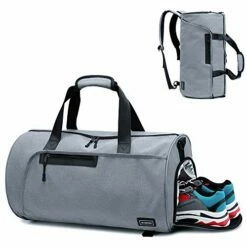 BLUBOON Sports Gym Duffel Bag With Shoe Compartment For Men And Women Oversized Travel Carry-on