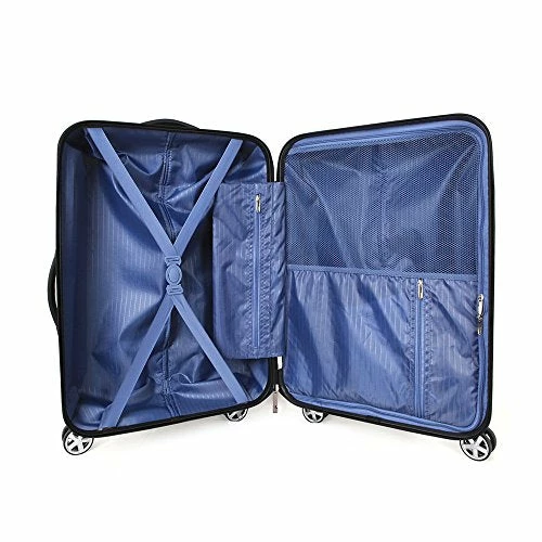 Carry On Luggage With Spinner Wheels And Integrated Weight Scale Built In TSA Lock Hard Shell Lightweight PC 20 Inch Rolling Travel Suitcase Small Cabin 6 Carry On Luggage With Spinner Wheels And Integrated Weight Scale Built In TSA Lock Hard Shell Lightweight PC 20 Inch Rolling Travel Suitcase Small Cabin - Image 4